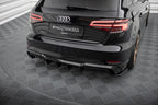 Difusor trasero para Audi A3 S-Line Sportback 8V Facelift (Version with dual Exhausts on one side)