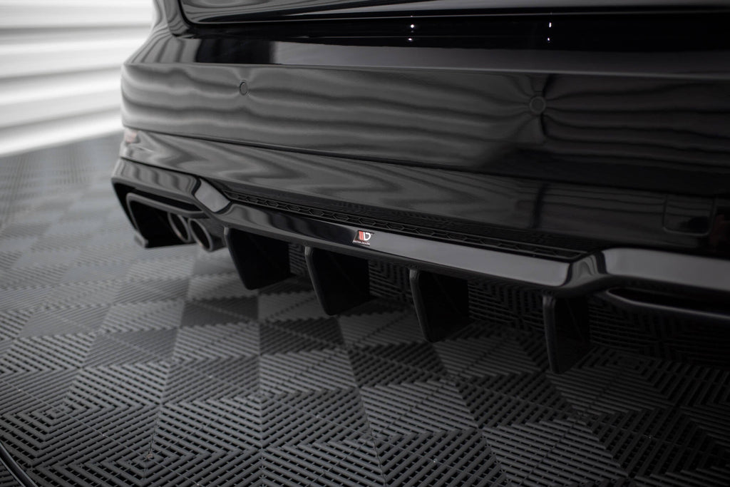Difusor trasero para Audi A3 S-Line Sportback 8V Facelift (Version with dual Exhausts on one side)