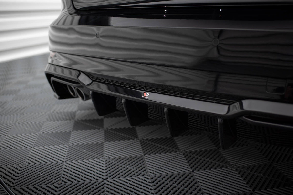 Difusor trasero para Audi A3 S-Line Sportback 8V Facelift (Version with dual Exhausts on one side)