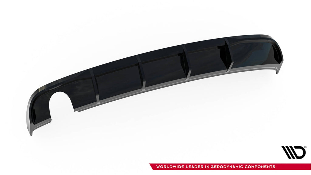Difusor trasero para Audi A3 Sedan 8V Facelift (Version with single Exhaust tips on one side)