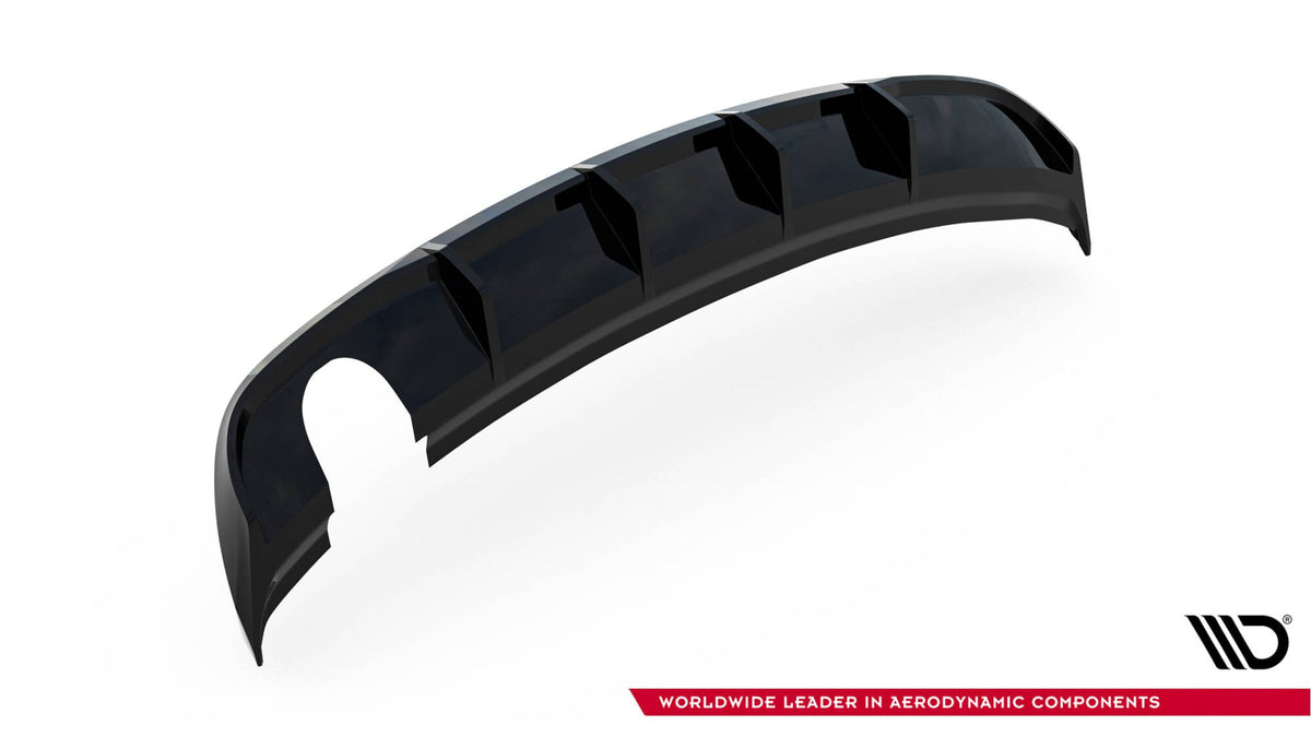 Difusor trasero para Audi A3 Sedan 8V Facelift (Version with single Exhaust tips on one side)