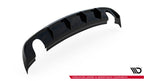 Difusor trasero para Audi A3 Sedan 8V Facelift (Version with single Exhaust tips on both sides)