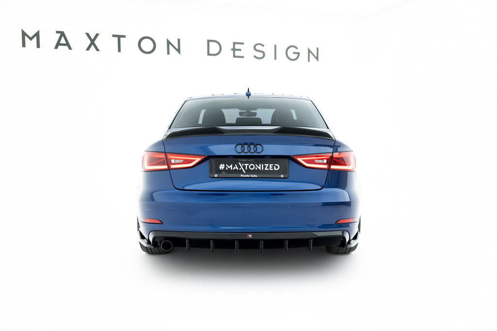 Difusor trasero para Audi A3 Sedan 8V (Version with single Exhaust tips on one side)