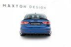 Difusor trasero para Audi A3 Sedan 8V (Version with single Exhaust tips on one side)