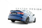 Difusor trasero para Audi A3 Sedan 8V (Version with single Exhaust tips on one side)