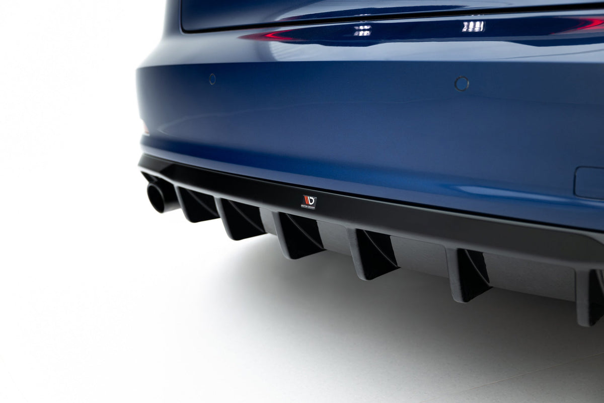 Difusor trasero para Audi A3 Sedan 8V (Version with single Exhaust tips on both sides)