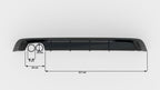 Difusor trasero para Audi A3 Sportback 8V Facelift (Version with double Exhaust tip)