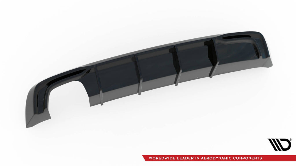 Difusor trasero para Audi A3 Sportback 8V Facelift (Version with double Exhaust tip)