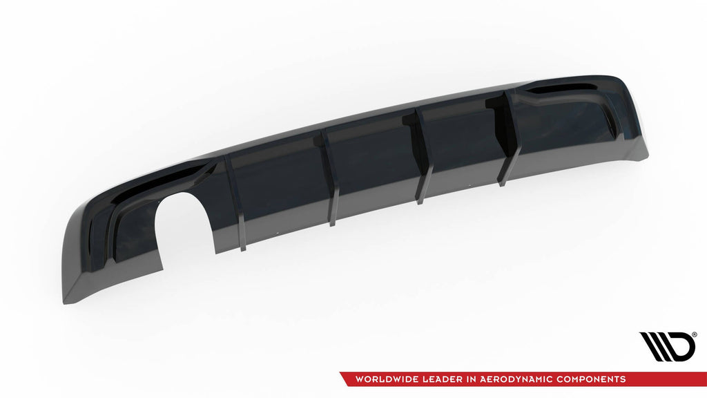 Difusor trasero para Audi A3 Sportback 8V Facelift (Version with one Exhaust tip on single side)