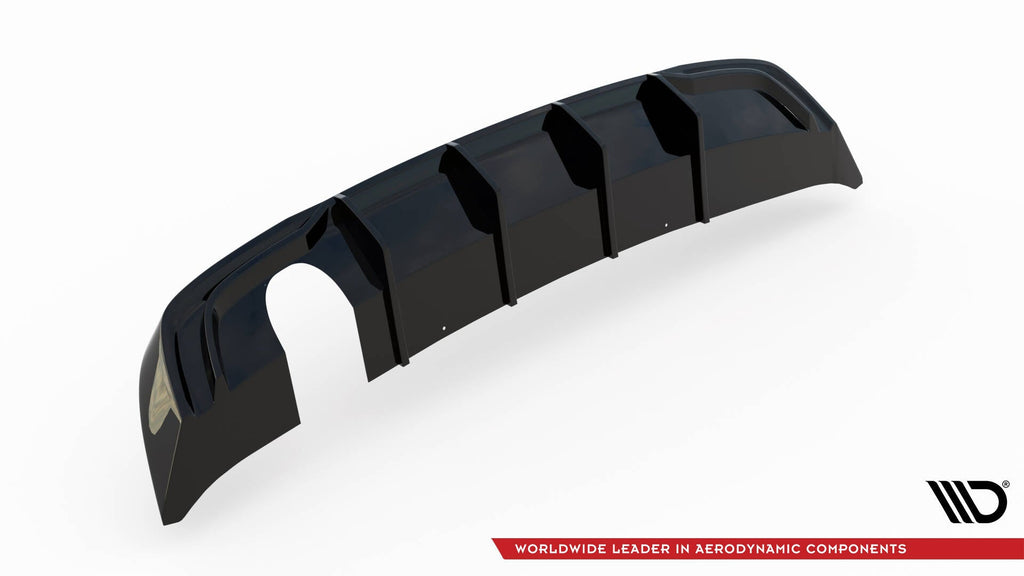 Difusor trasero para Audi A3 Sportback 8V Facelift (Version with one Exhaust tip on single side)