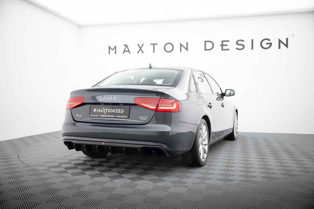 Difusor trasero para Audi A4 Avant / Sedan B8 Facelift (Version without Exhausts)