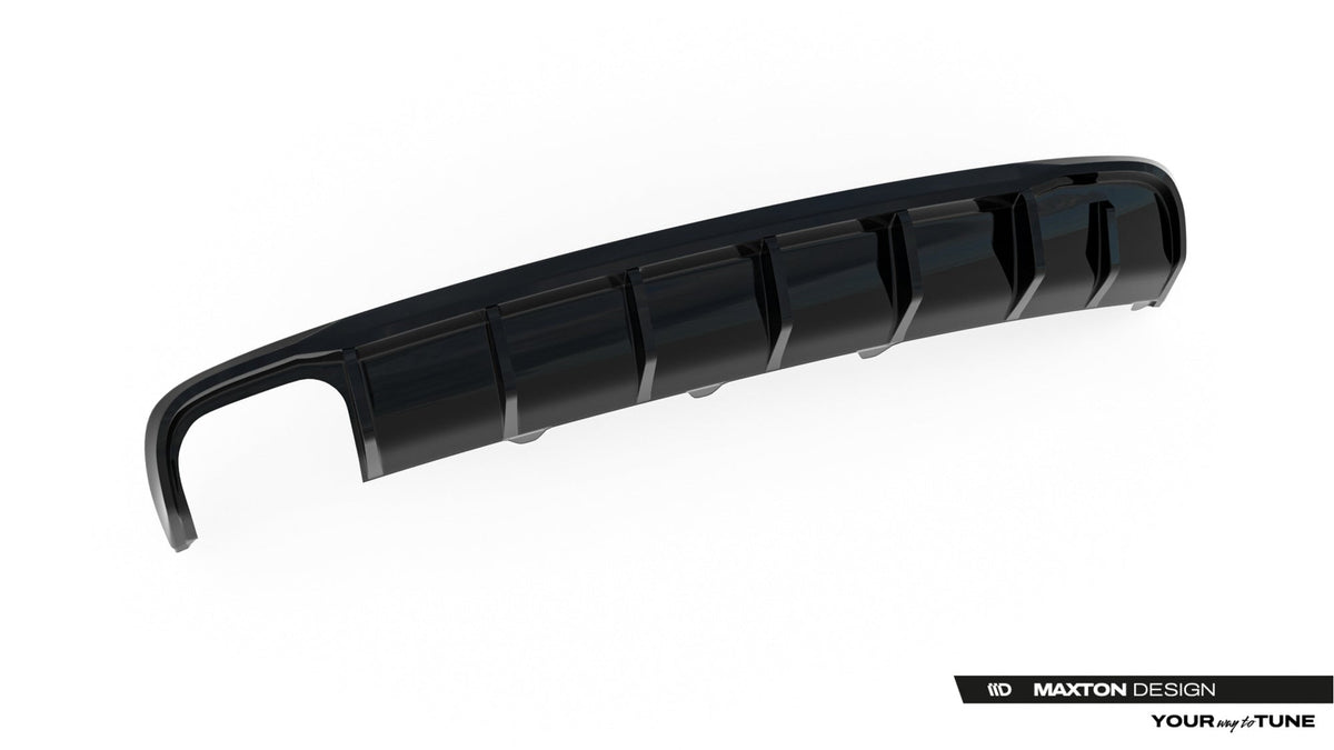 Difusor trasero para Audi A4 B8 Facelift (Single side dual Exhaust version)