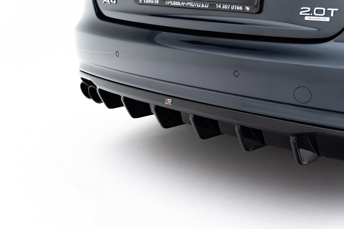 Difusor trasero para Audi A4 B8 Facelift (Single side dual Exhaust version)