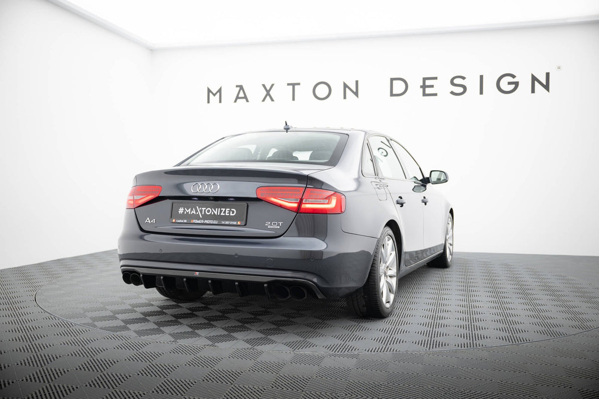 Difusor trasero para Audi A4 B8 Facelift (Version with dual Exhausts on both sides)