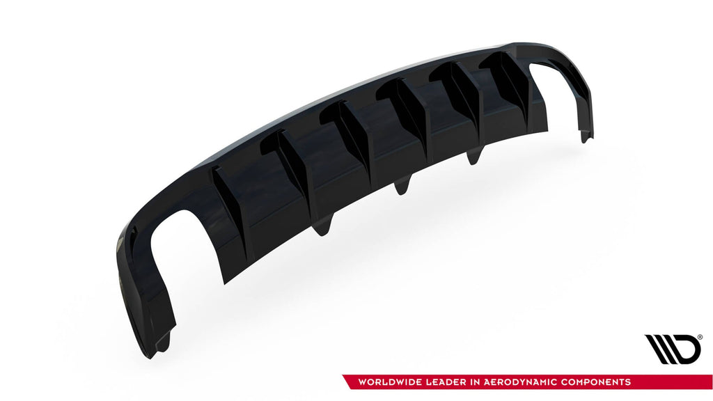 Difusor trasero para Audi A4 B8 Facelift (Version with single Exhausts on both sides)