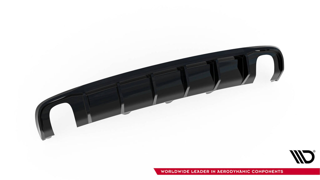 Difusor trasero para Audi A4 B8 Facelift (Version with single Exhausts on both sides)