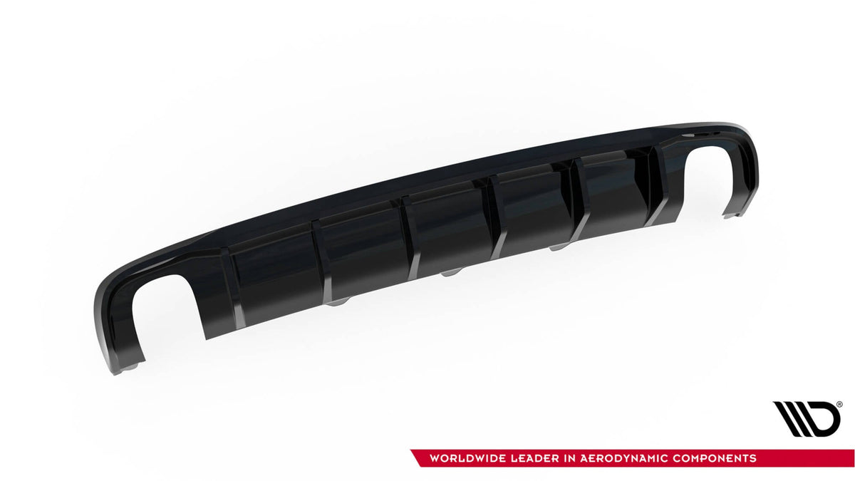 Difusor trasero para Audi A4 B8 Facelift (Version with single Exhausts on both sides)