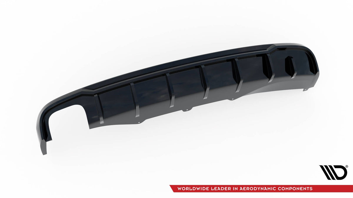 Difusor trasero para Audi A4 B8 (Single side dual Exhaust version)