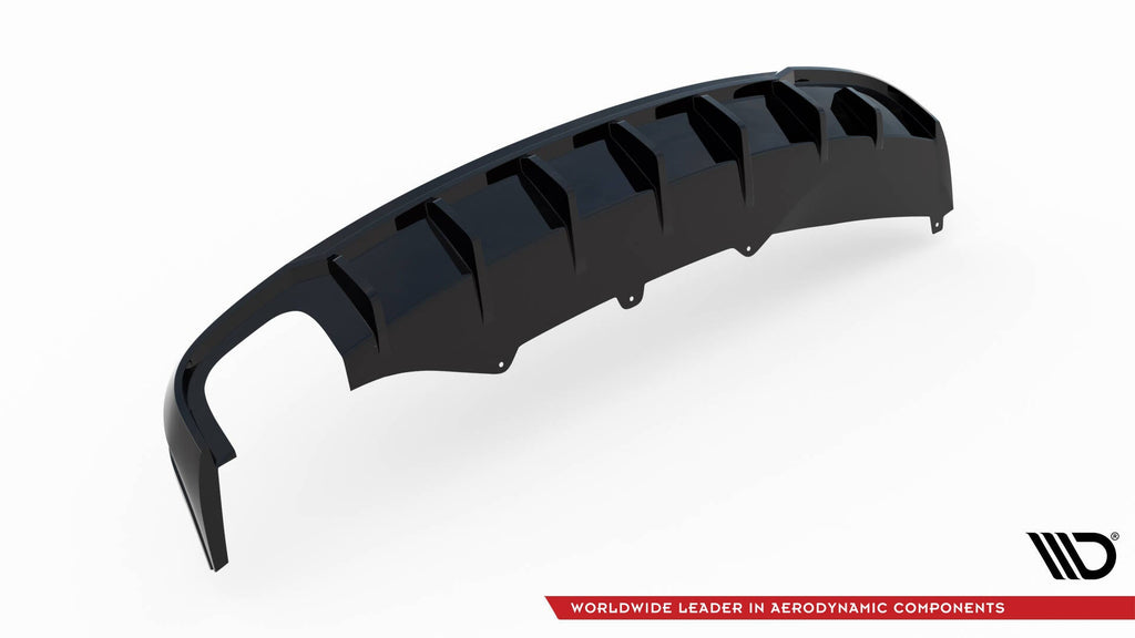 Difusor trasero para Audi A4 B8 (Single side dual Exhaust version)