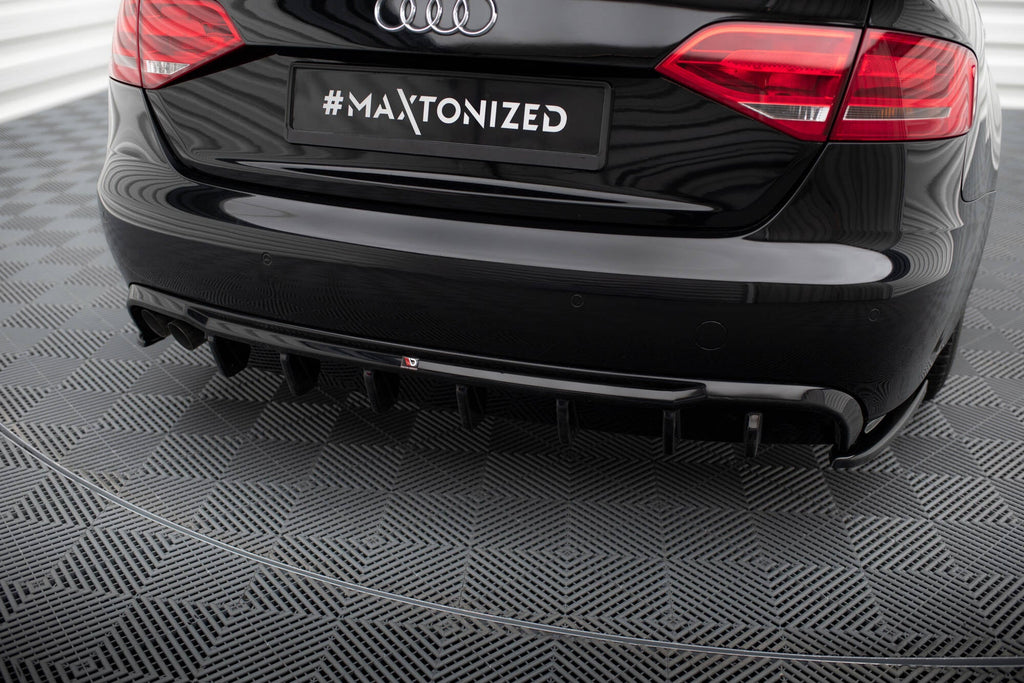 Difusor trasero para Audi A4 B8 (Single side dual Exhaust version)