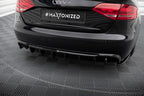 Difusor trasero para Audi A4 B8 (Single side dual Exhaust version)