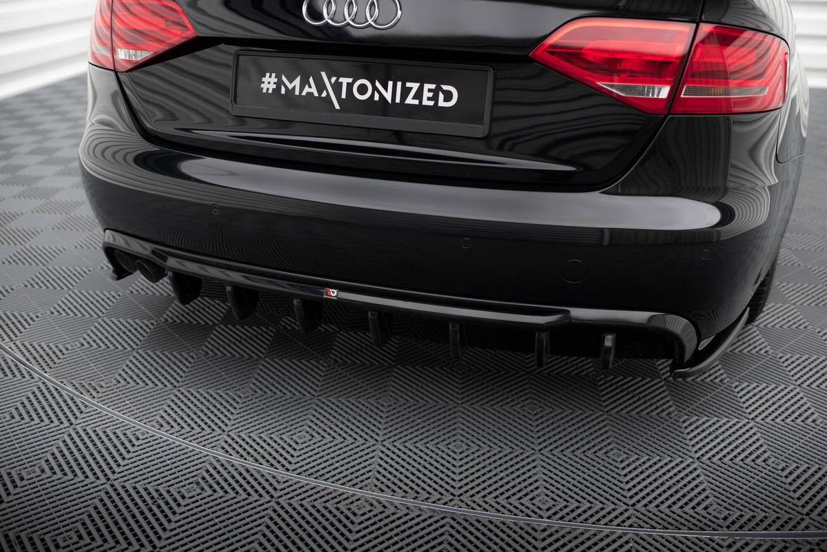 Difusor trasero para Audi A4 B8 (Single side dual Exhaust version)