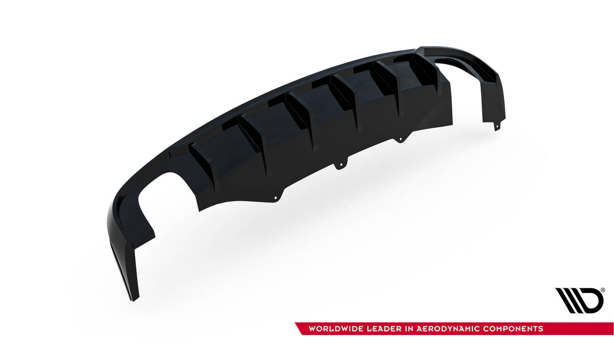 Difusor trasero para Audi A4 B8 (Version with single Exhausts on two sides)