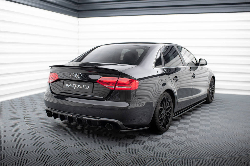 Difusor trasero para Audi A4 B8 (Version with single Exhausts on two sides)