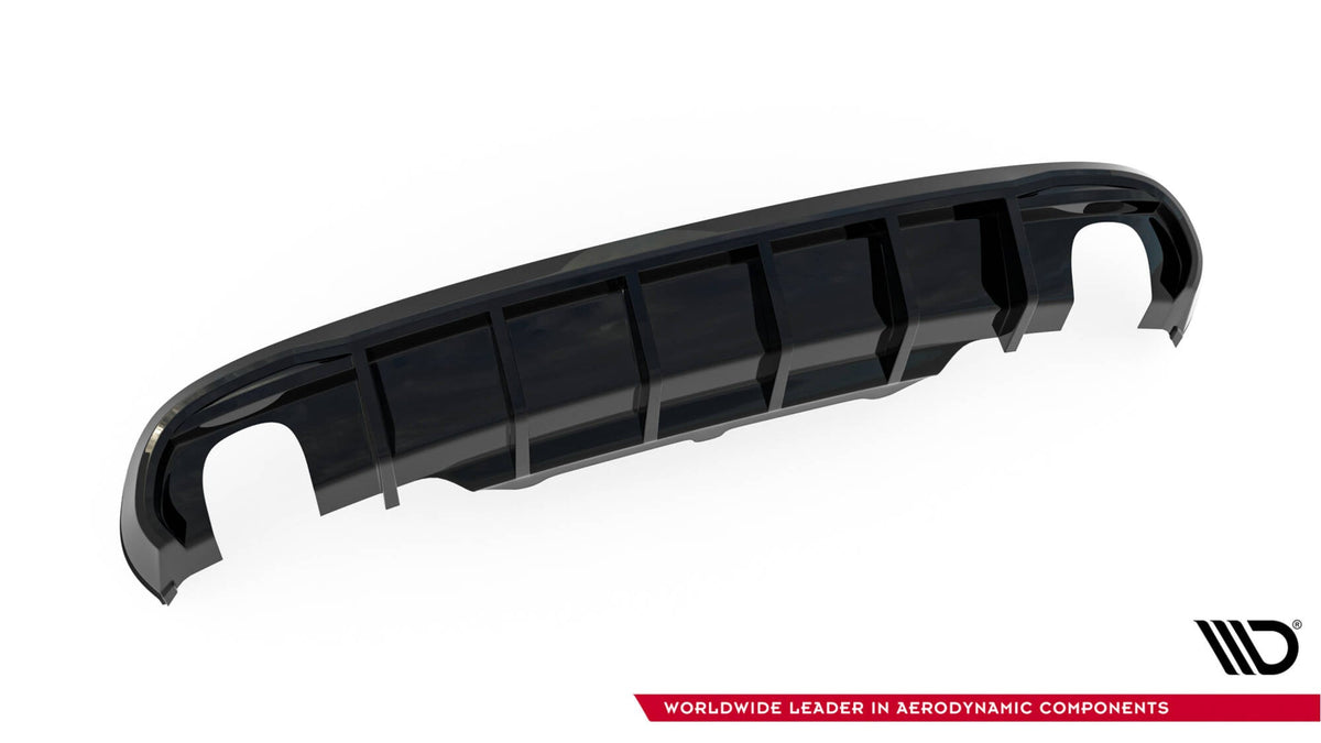 Difusor trasero para Audi A5 Coupe / Cabrio S-Line 8T (Version with single Exhausts on both sides)