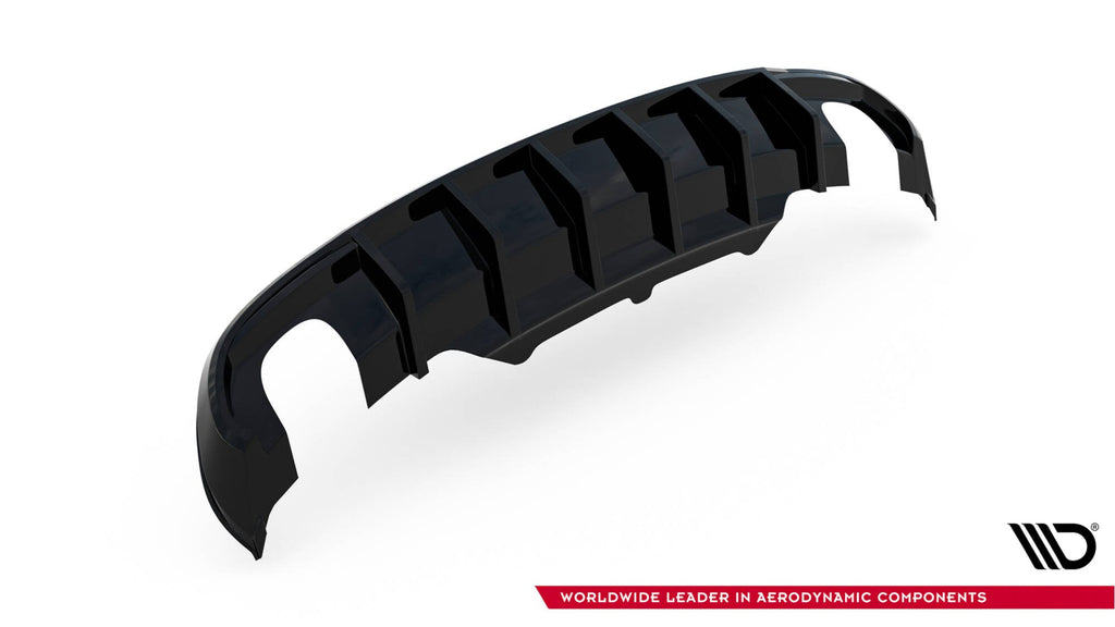 Difusor trasero para Audi A5 Coupe / Cabrio S-Line 8T (Version with single Exhausts on both sides)