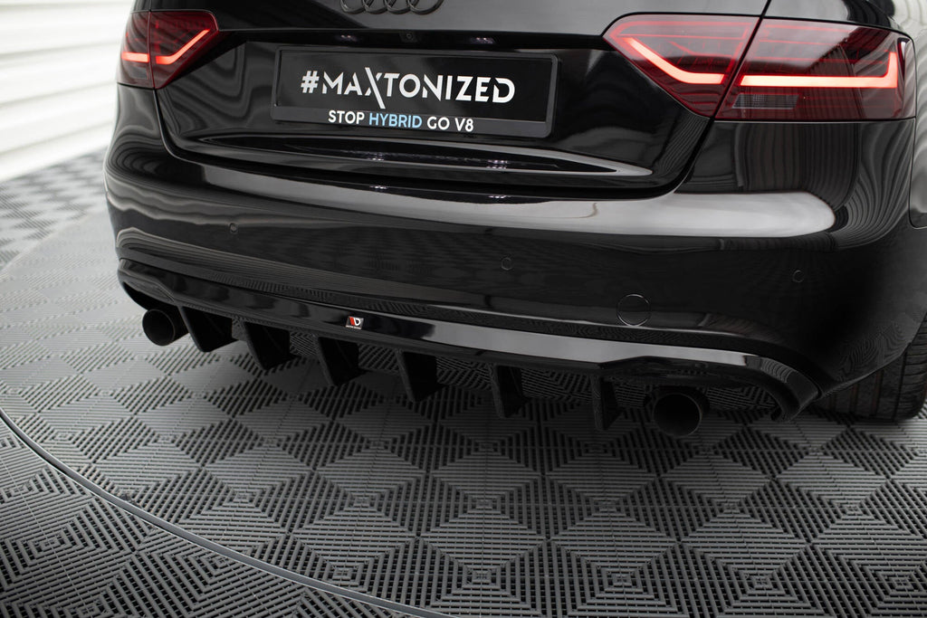 Difusor trasero para Audi A5 Coupe / Cabrio S-Line 8T (Version with single Exhausts on both sides)