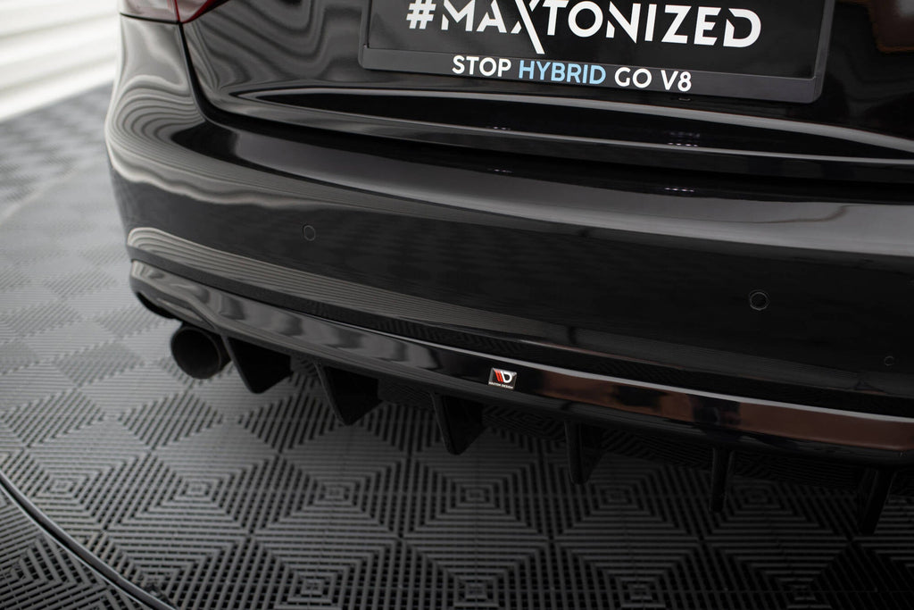 Difusor trasero para Audi A5 Coupe / Cabrio S-Line 8T (Version with single Exhausts on both sides)
