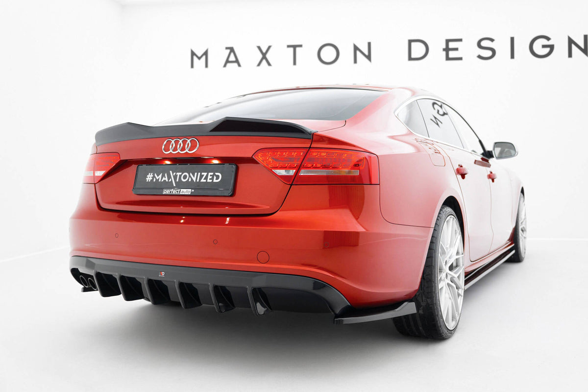 Difusor trasero para Audi A5 S-Line Sportback 8T (Version with dual Exhaust tips on one side)