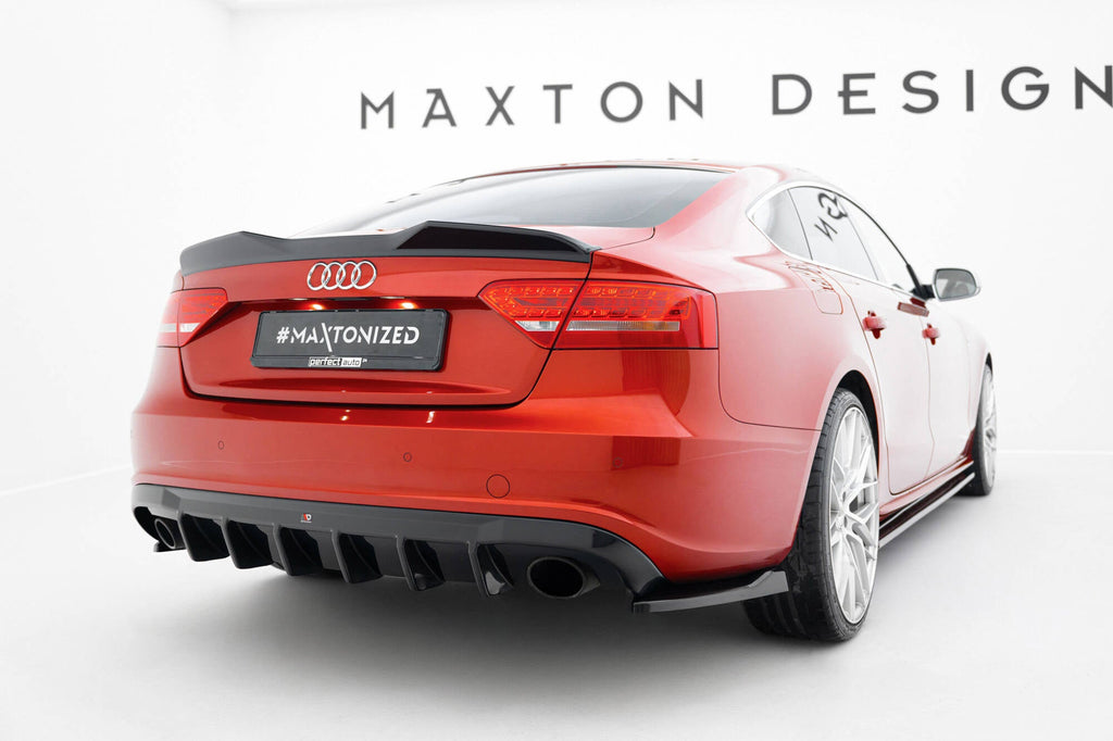 Difusor trasero para Audi A5 S-Line Sportback 8T (Version with single Exhaust tips on both sides)