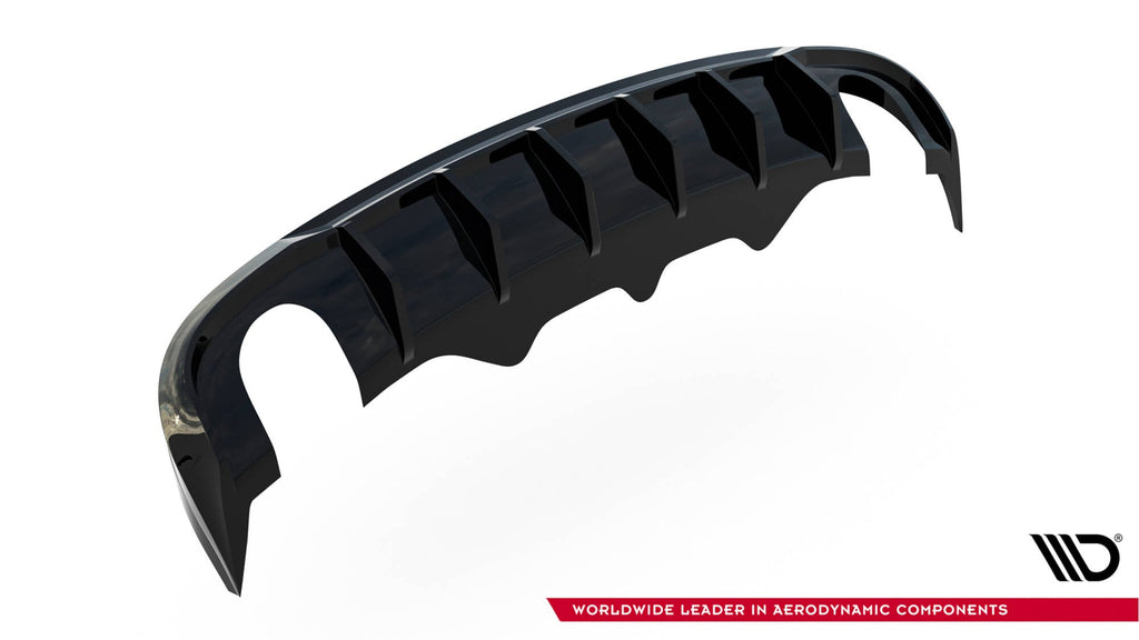 Difusor trasero para Audi A5 S-Line Sportback 8T (Version with single Exhaust tips on both sides)