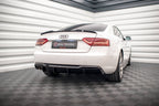 Difusor trasero para Audi A5 Sportback 8T Facelift (Version with dual Exhausts on one side)