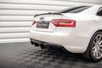Difusor trasero para Audi A5 Sportback 8T Facelift (Version with dual Exhausts on one side)