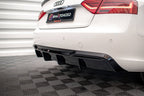 Difusor trasero para Audi A5 Sportback 8T Facelift (Version with dual Exhausts on one side)