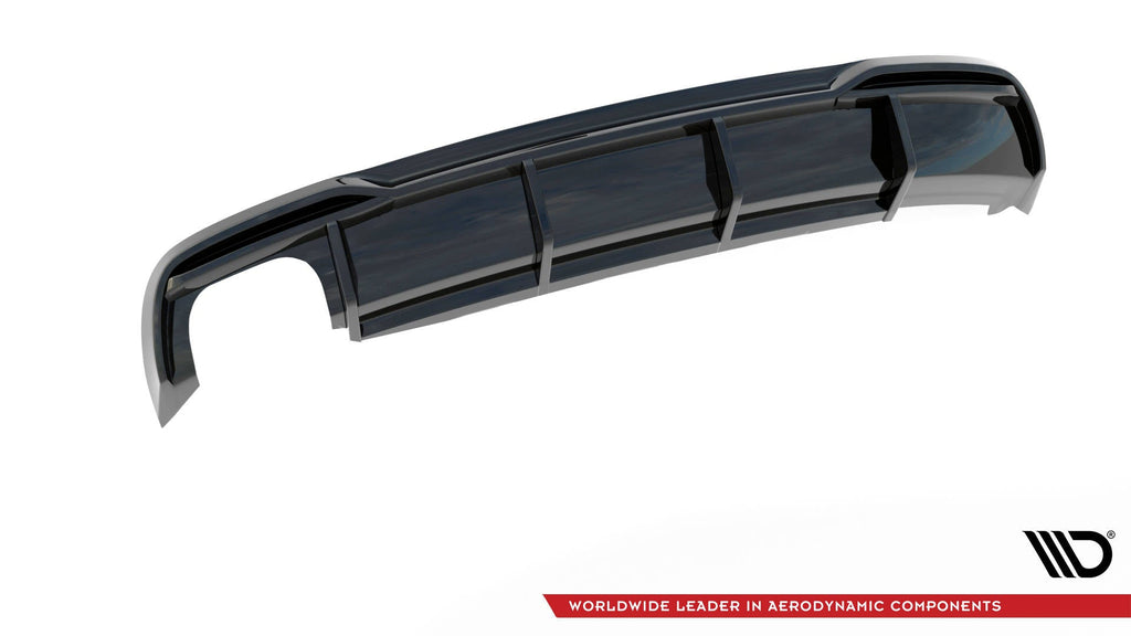 Difusor trasero para Audi A5 Sportback 8T Facelift (Version with dual Exhausts on one side)