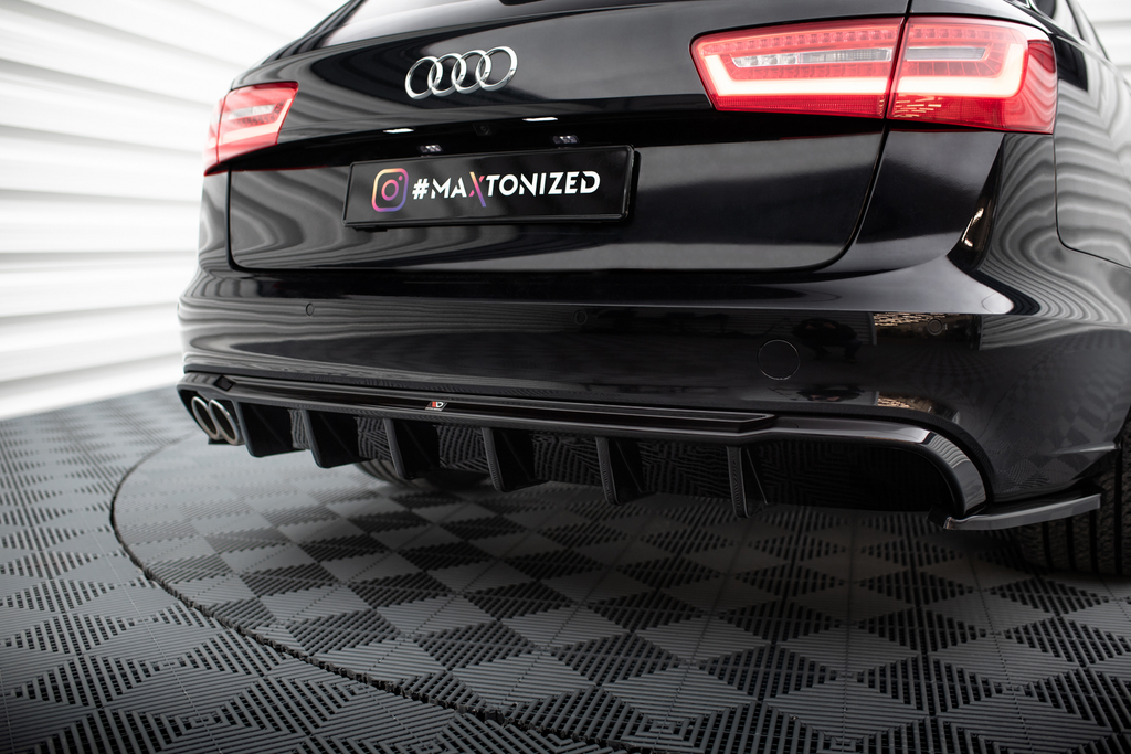 Difusor trasero para Audi A6 Sedan / Avant C7 (Single side dual Exhaust version)