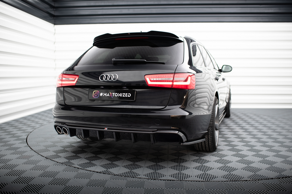 Difusor trasero para Audi A6 Sedan / Avant C7 (Single side dual Exhaust version)