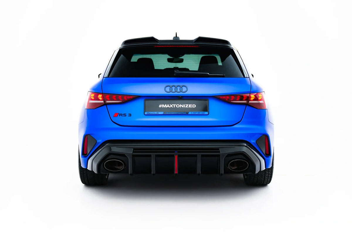 Difusor trasero para Audi RS3 8Y Sportback 8Y Facelift (Version with original reflector)