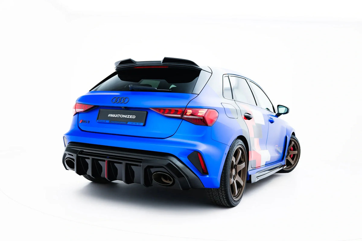 Difusor trasero para Audi RS3 8Y Sportback 8Y Facelift (Version with original reflector)