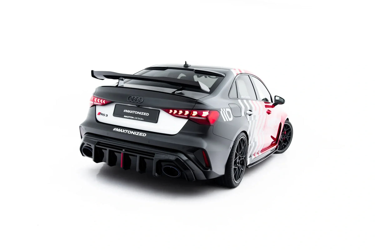 Difusor trasero para Audi RS3 Sedan 8Y Facelift (Version with original reflector)
