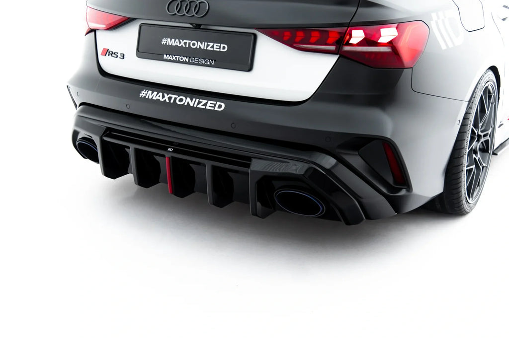 Difusor trasero para Audi RS3 Sedan 8Y Facelift (Version with original reflector)