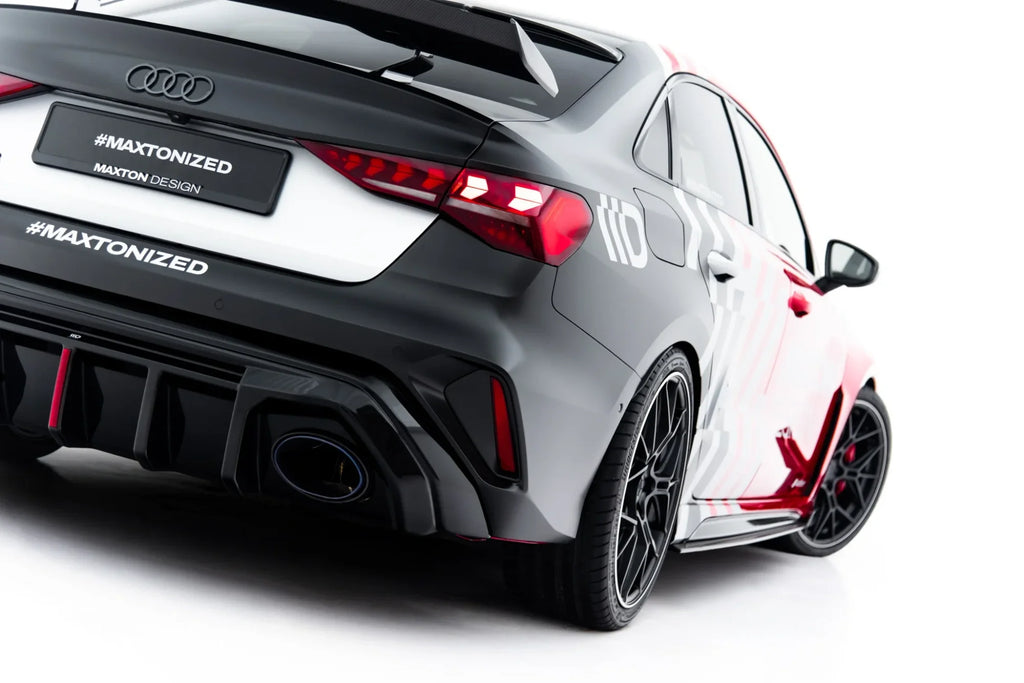 Difusor trasero para Audi RS3 Sedan 8Y Facelift (Version with original reflector)