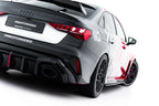 Difusor trasero para Audi RS3 Sedan 8Y Facelift (Version with original reflector)