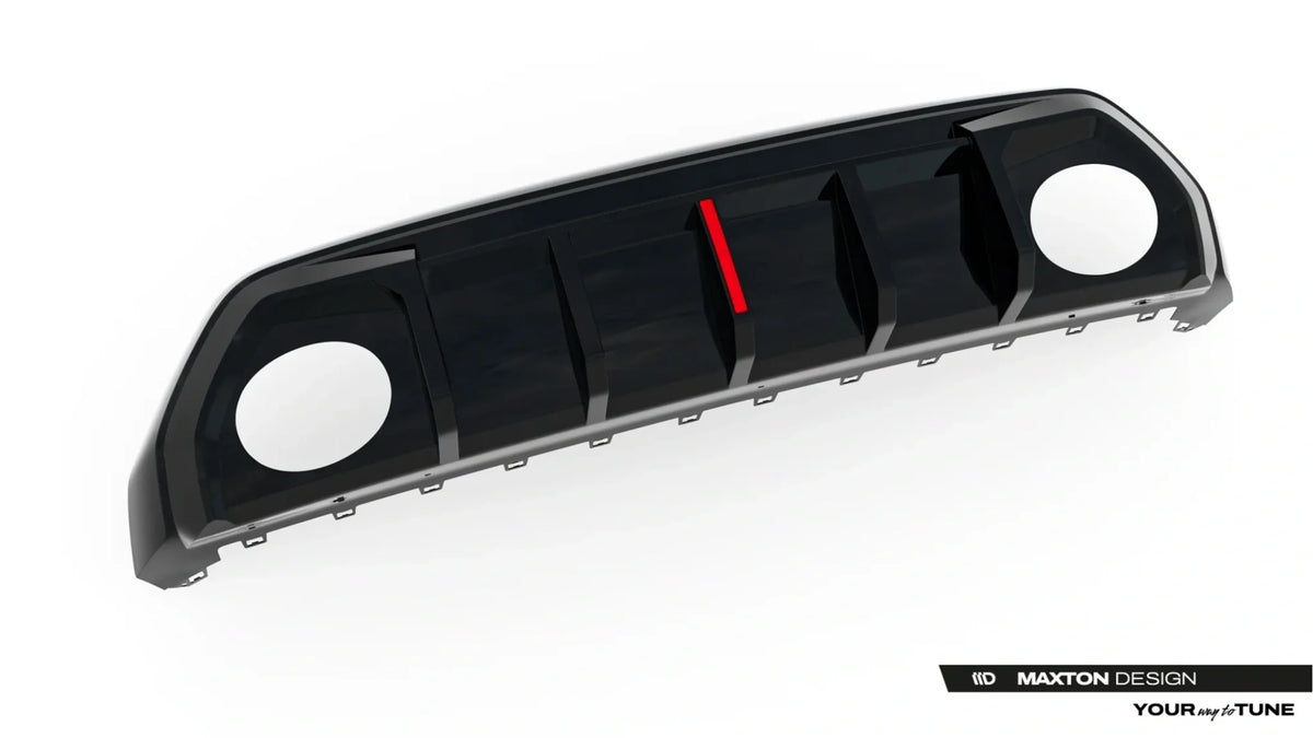 Difusor trasero para Audi RS3 Sedan 8Y Facelift (Version with original reflector)