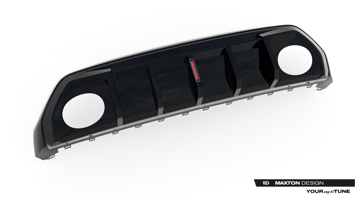 Difusor trasero para Audi RS3 Sportback 8Y Facelift (Version with LED light)