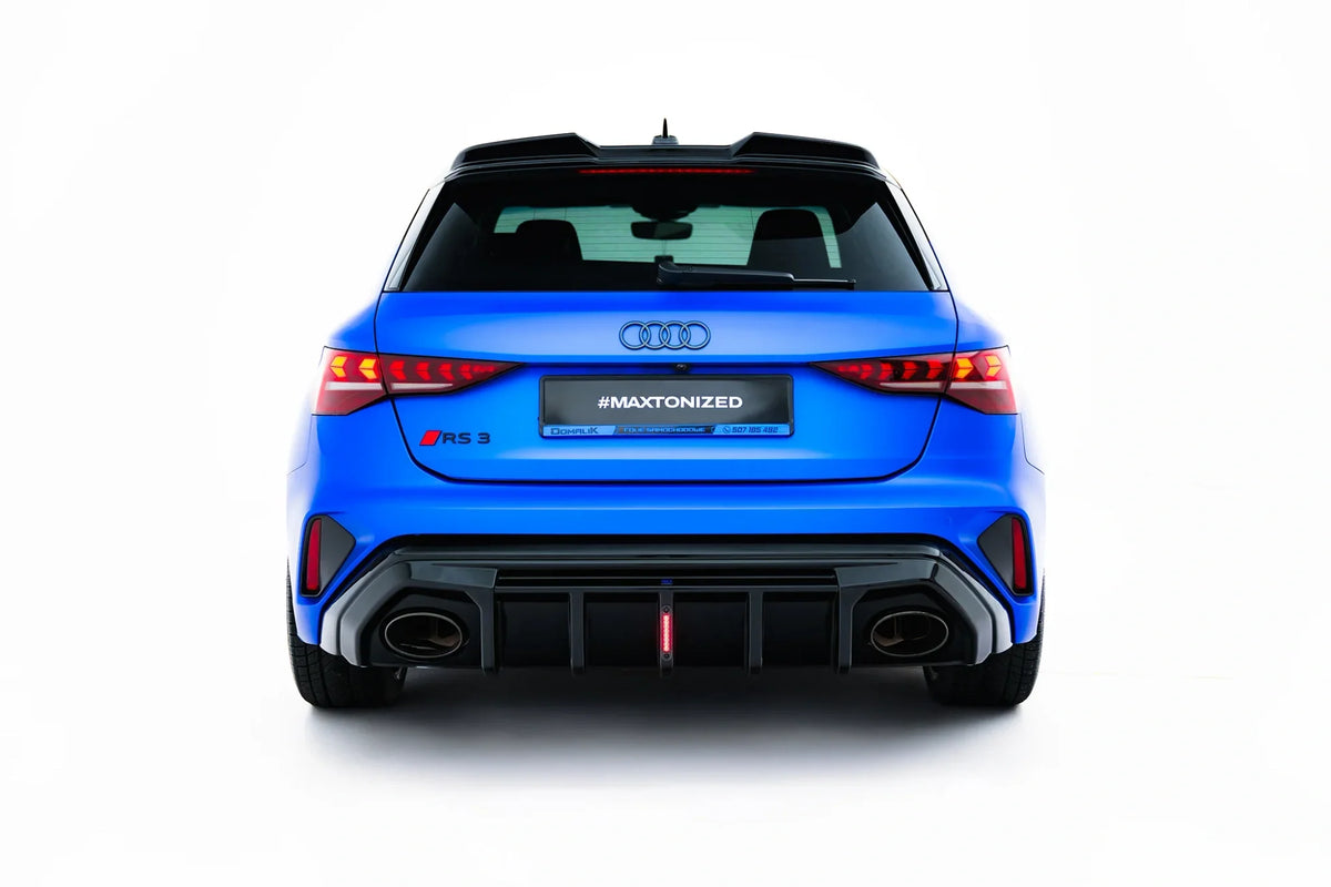 Difusor trasero para Audi RS3 Sportback 8Y Facelift (Version with LED light)